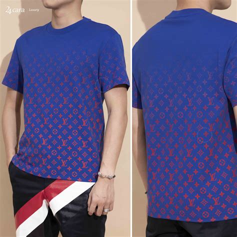 louis vuitton v neck t shirts|louis vuitton monogram gradient.